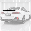 PARA 2024-2025 BMW 530I 540I I5 G60 NEGRO BRILLANTE ESTILO PSM ALERÓN DE MALETERO DEPORTIVO VIP