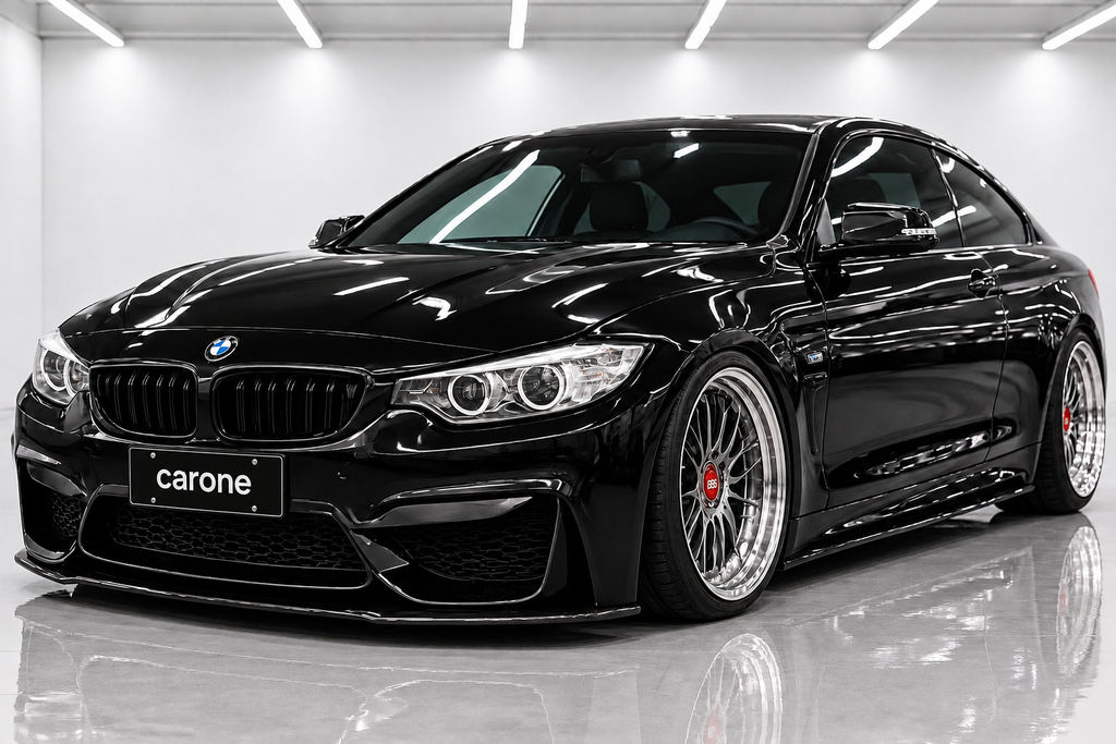 PARA BMW F80 M3 F82 F83 M4 V2 FIBRA DE CARBONO SECO PARACHOQUES DELANTERO MOLDURA COLMILLO SUPERIOR