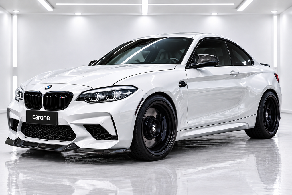 Parachoques delantero de fibra de carbono 19-2021 para BMW M2 COMPETION F87