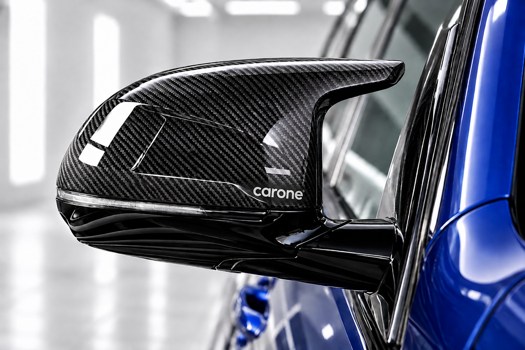 TAPAS ESPEJOS RETROVISORES DE REPUESTO DE FIBRA DE CARBONO PARA BMW F98 X4M F95 X5M F96 X6M M40i M60i