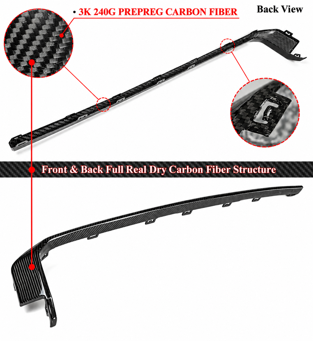 REPUESTO DIFUSOR DE PARACHOQUES TRASERO FIBRA DE CARBONO SECO BMW G8X M3 M4 2021-26