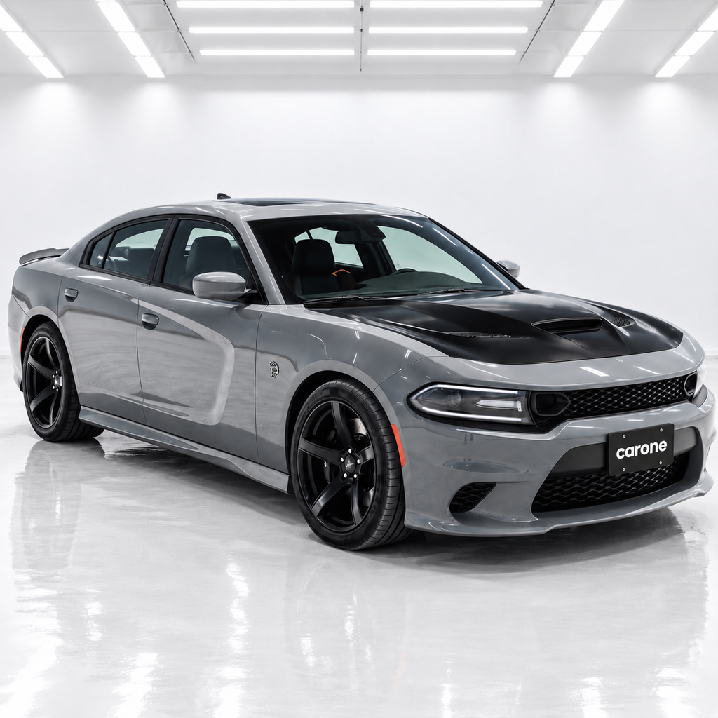 DODGE CHARGER 2015-2023 RT SCAT PACK ESTILO SRT REJILLA DE MALLA DELANTERA CON CONDUCTO DE AIRE