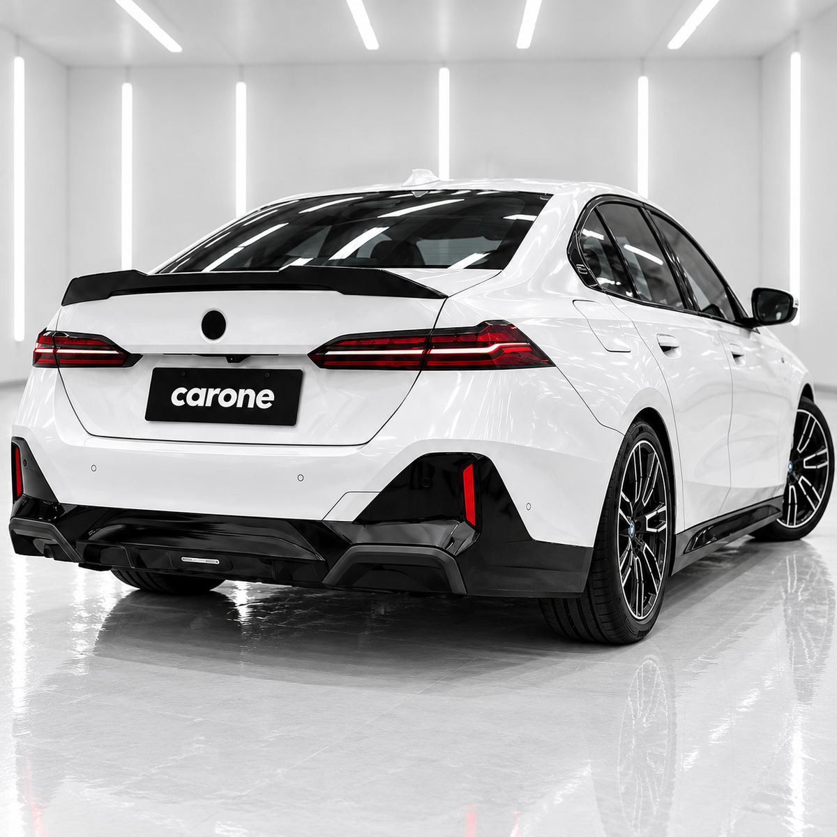 PARA 2024-2025 BMW 530I 540I I5 G60 NEGRO BRILLANTE ESTILO PSM ALERÓN DE MALETERO DEPORTIVO VIP