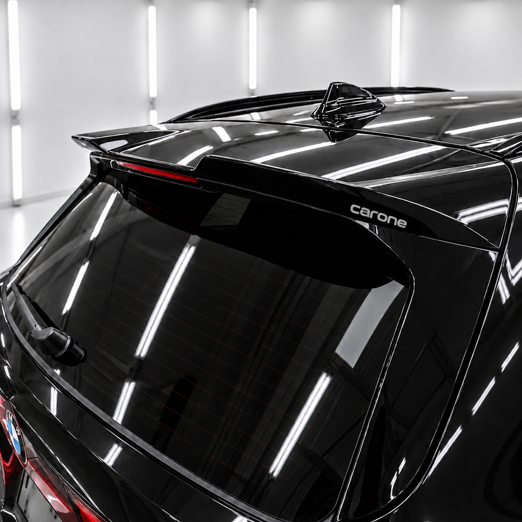 PARA BMW G05 X5 F95 X5M ESTILO MP 19-25 NEGRO BRILLANTE TECHO EXTENDIDO ALERÓN TAPA ALA