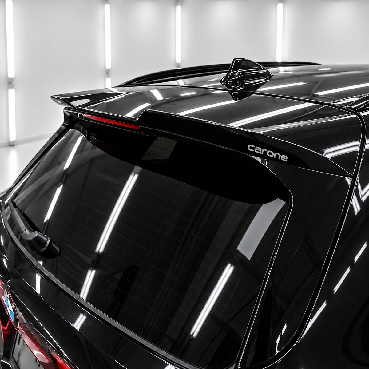 PARA BMW G05 X5 F95 X5M ESTILO MP 19-25 NEGRO BRILLANTE TECHO EXTENDIDO ALERÓN TAPA ALA