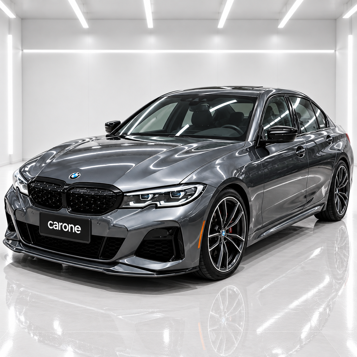 PARACHOQUES DELANTERO DE FIBRA DE CARBONO ESTILO V PARA BMW G20 M340I 330I 2019-2022