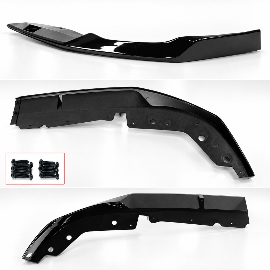 LABIO DE PARACHOQUES DELANTERO NEGRO BRILLANTE PARA BMW M340I 330I M SPORT G20 LCI V 2023-26
