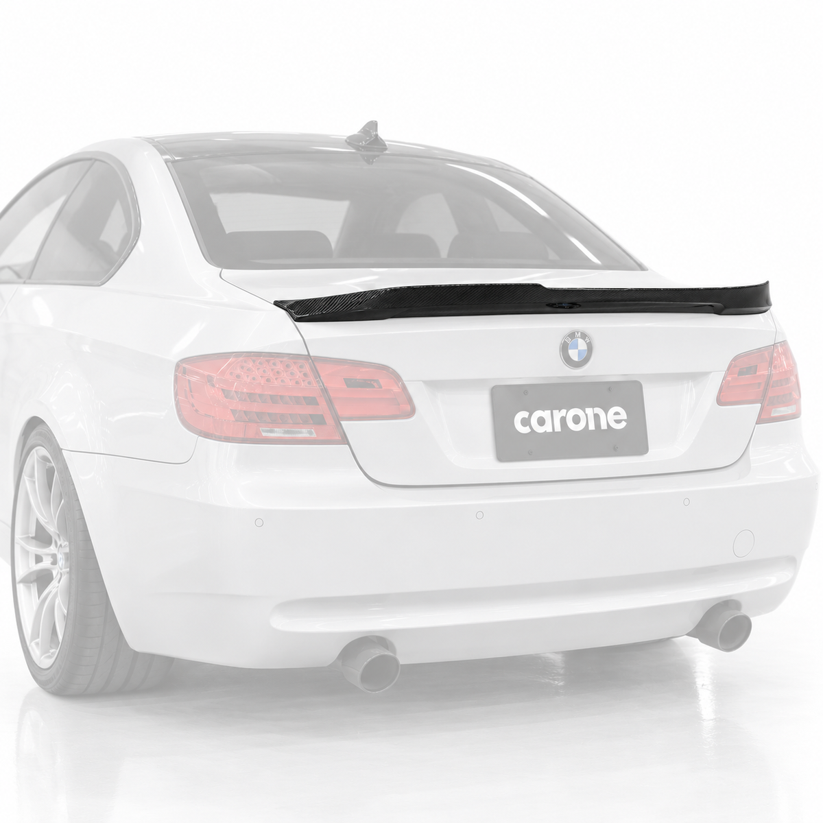 Alerón de malitero de fibra de carbono Highkick para BMW E92 M3 335i 328i V2 2007-12