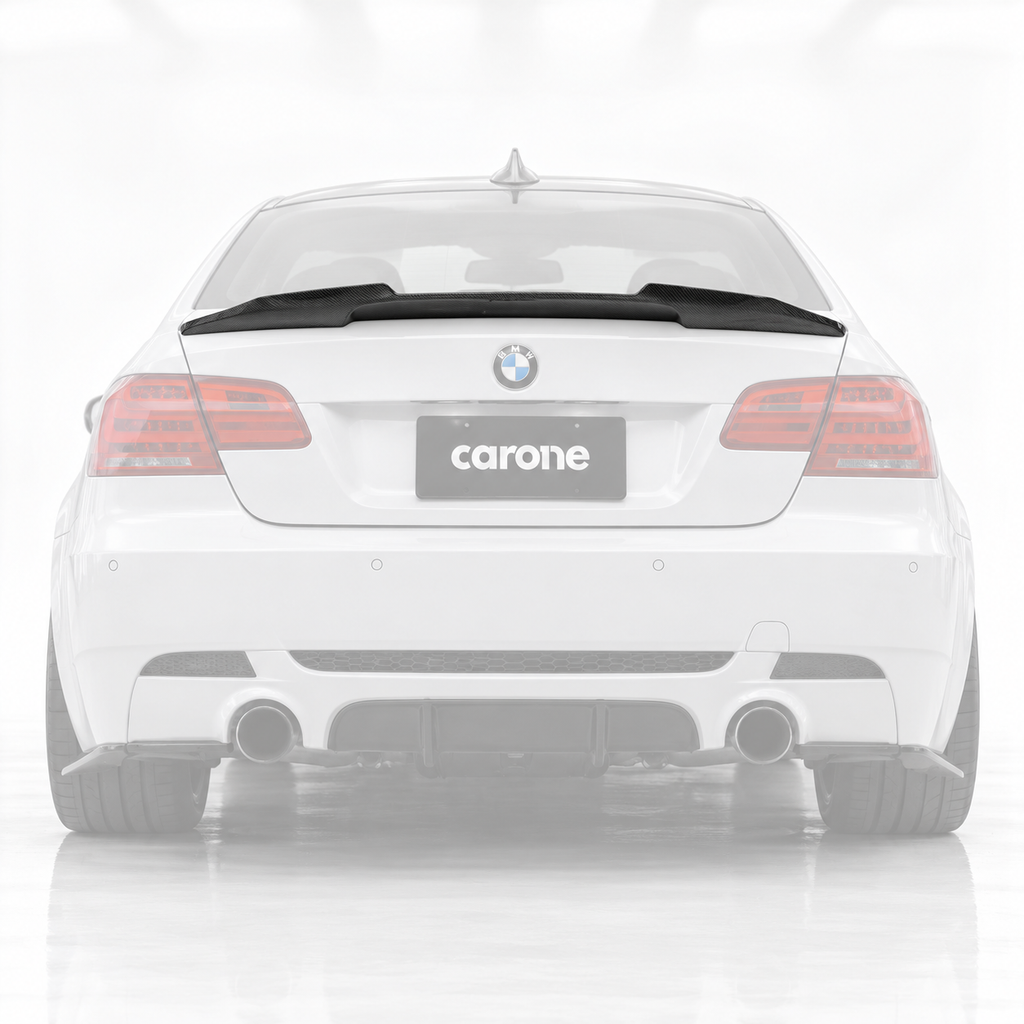 ALERÓN MALETERO NEGRO BRILLANTE BMW E92 M3 328i 335i V2 PSM DUCKBILL 2007-2013
