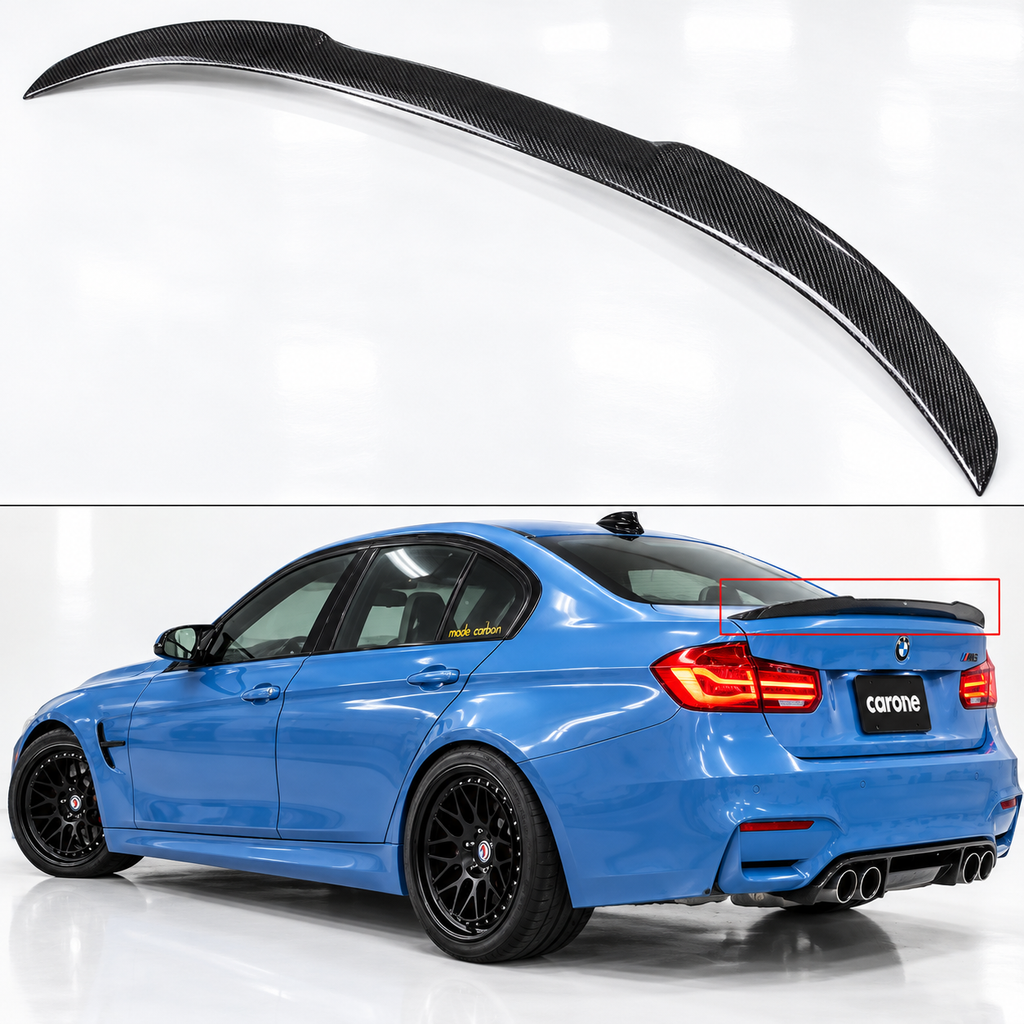 Alerón de maletero de fibra de carbono para BMW F30 335i 328i 340i y F80 M3 2012-18