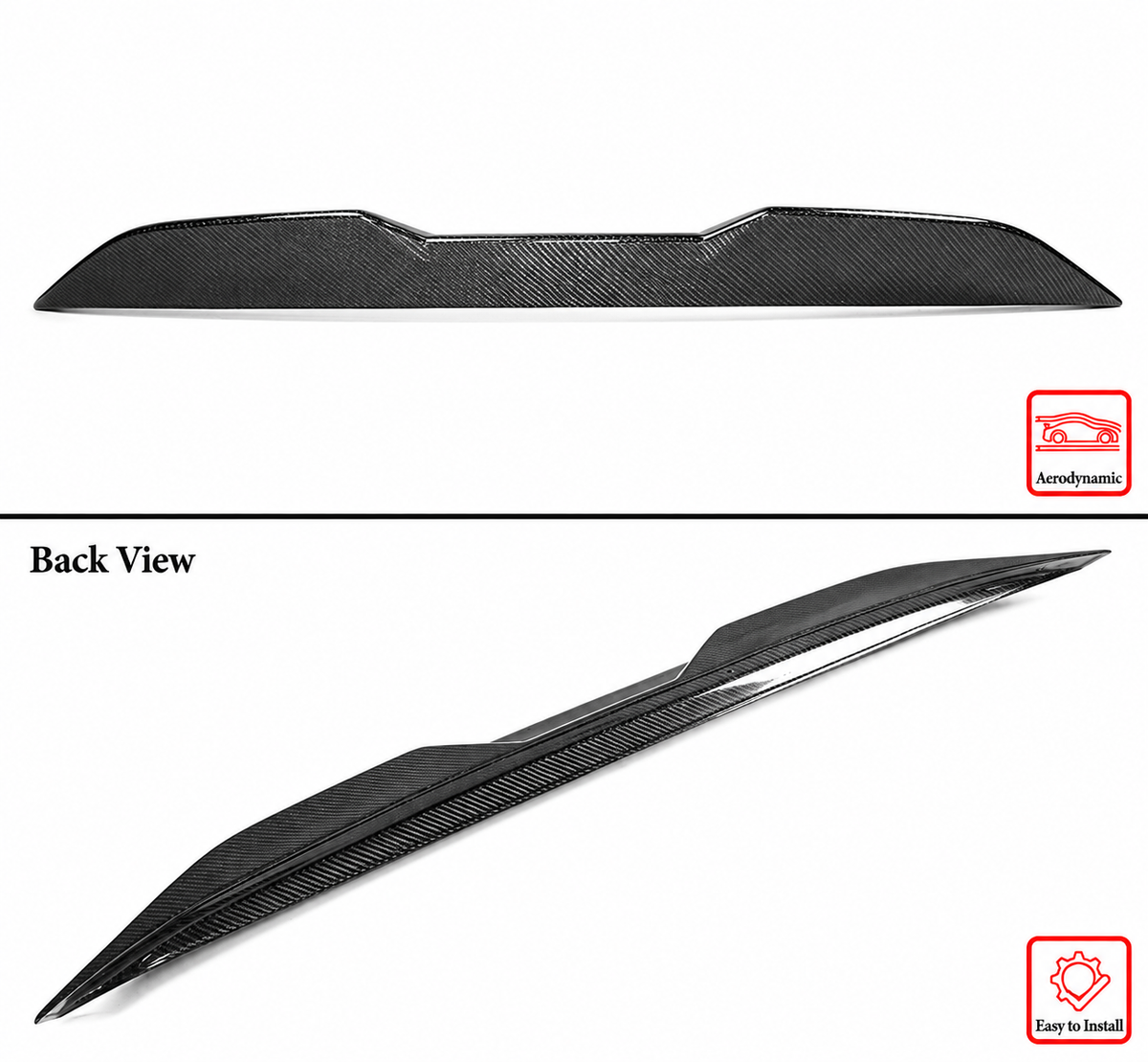 PARA BMW G42 SERIE 2 2022-2026 M240i G87 M2 ESTILO MP ALERÓN MALETERO FIBRA CARBONO