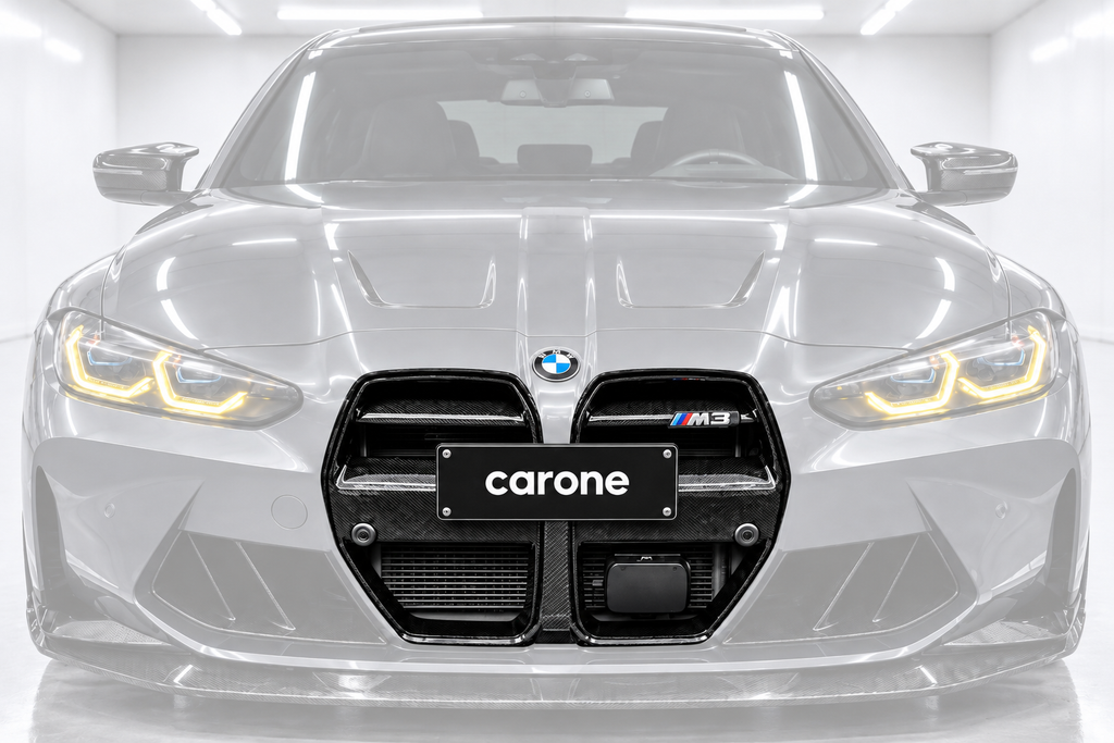 Parrilla delantera de fibra de carbono preimpregnada estilo VR 21-26 BMW M3 G80 M4 G82 G83
