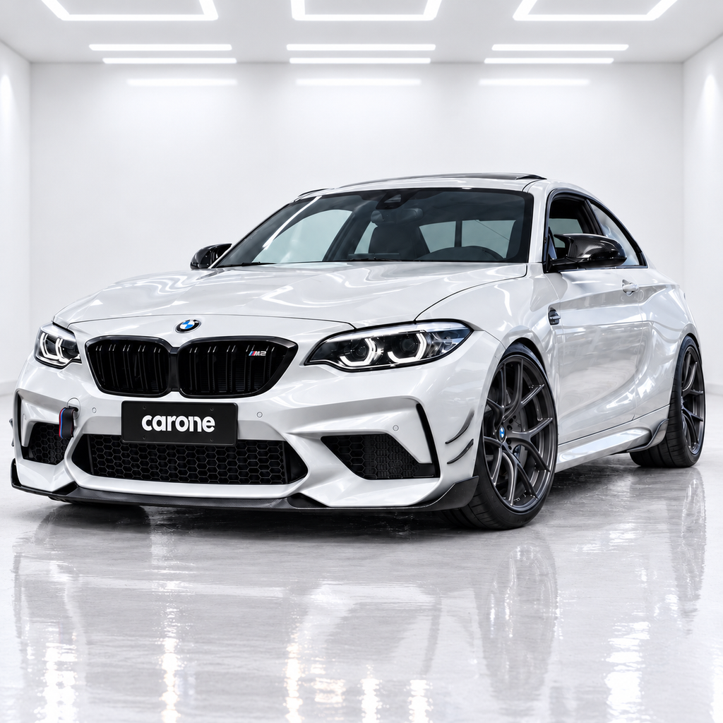 LABIO DE PARACHOQUES DELANTERO DE FIBRA DE CARBONO PARA BMW F87 M2 COMPETITION 19-21