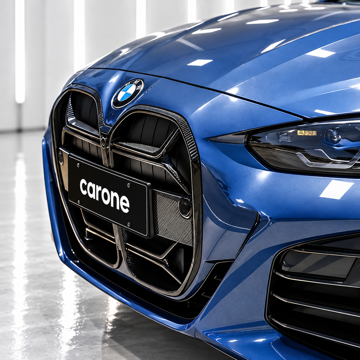 PARRILLA DE NARIZ DE FIBRA DE CARBONO COMPLETO ESTILO CSL 21-26 BMW G22 G23 430I M440I