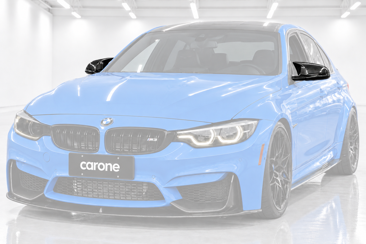 Cubierta de espejo de repuesto de fibra de carbono completamente seca para BMW F80 M3 F82 F83 M4 F87 M2C
