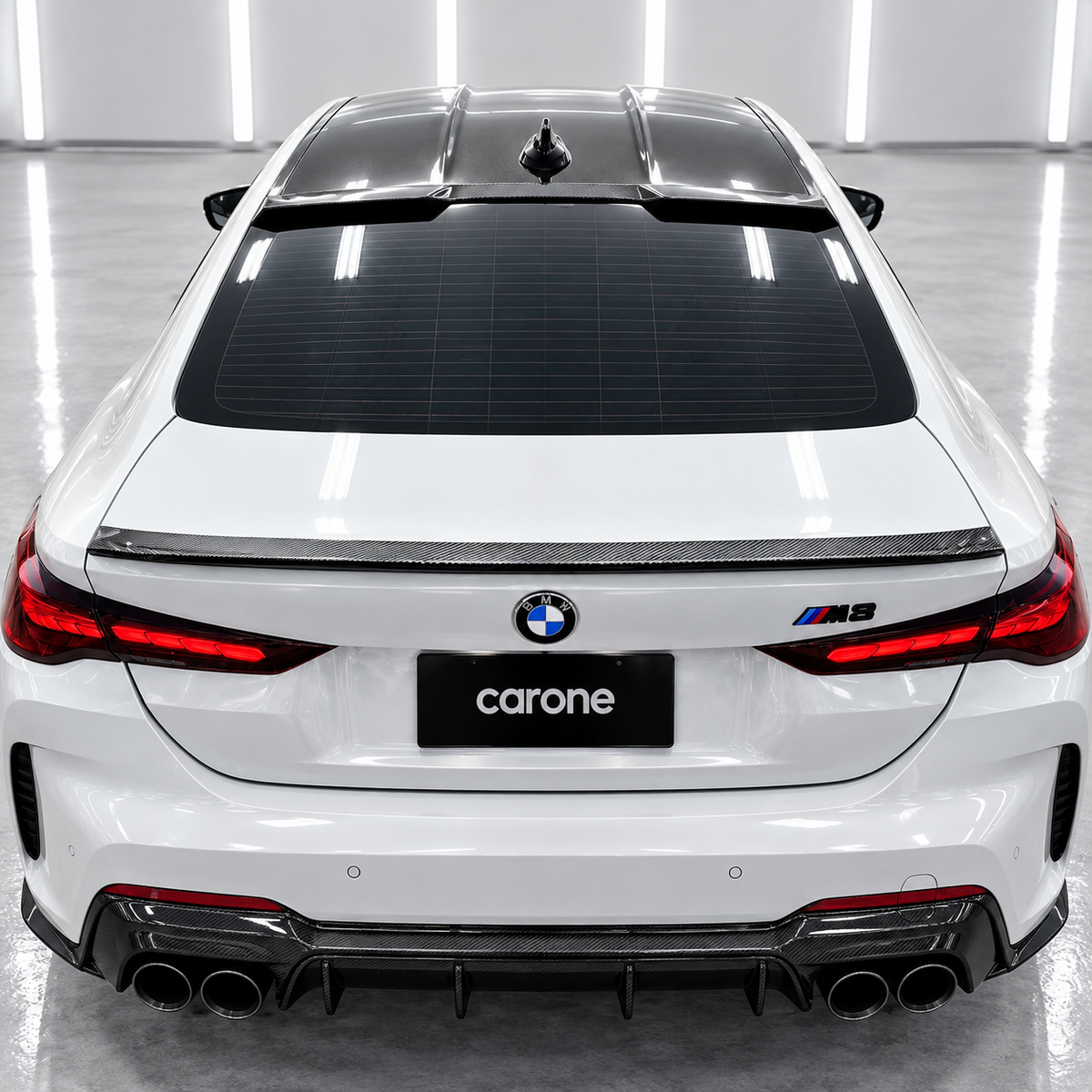 PARA BMW G22 430i M440i G82 M4 COUPE P ESTILO P ALERÓN TECHO FIBRA CARBONO 21-26
