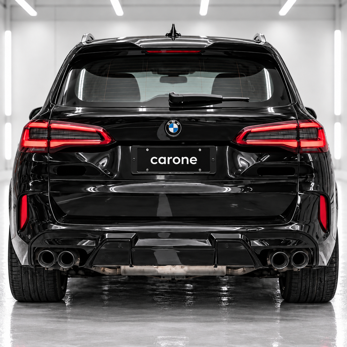 PARA BMW G05 X5 F95 X5M ESTILO MP 19-25 NEGRO BRILLANTE TECHO EXTENDIDO ALERÓN TAPA ALA