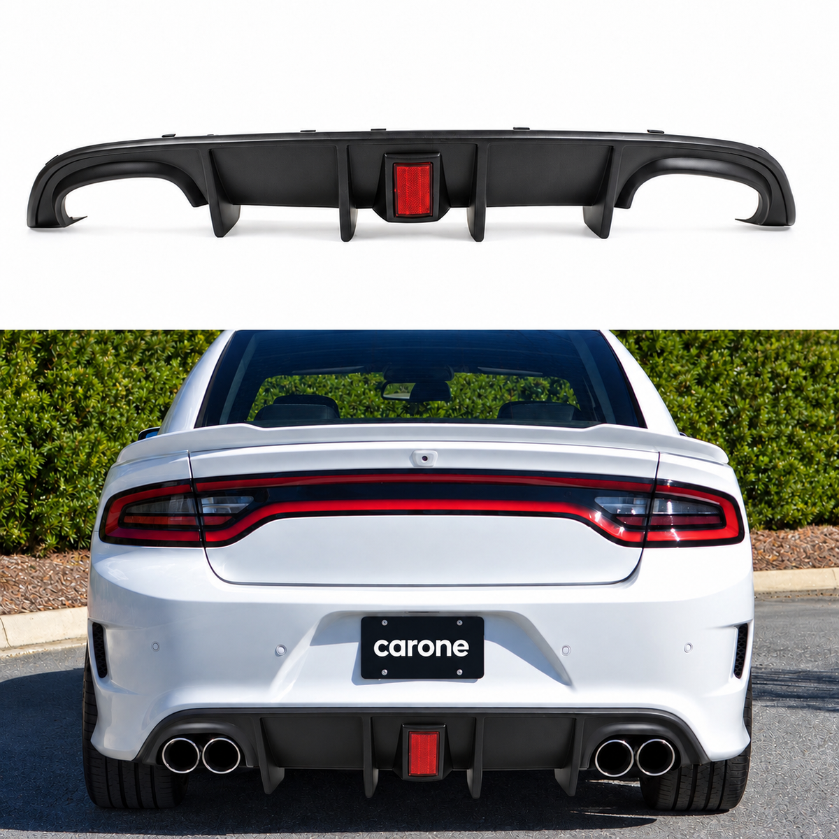 Dodge Charger SRT R/T Scat Pack 15-2023 punta cuádruple