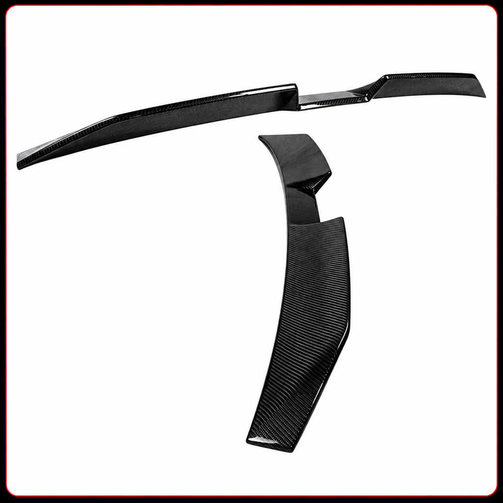 ALERÓN DE TECHO VENTANA TRASERA DE FIBRA DE CARBONO ESTILO SQ PARA BMW G60 530I G90 M5 2024-2027