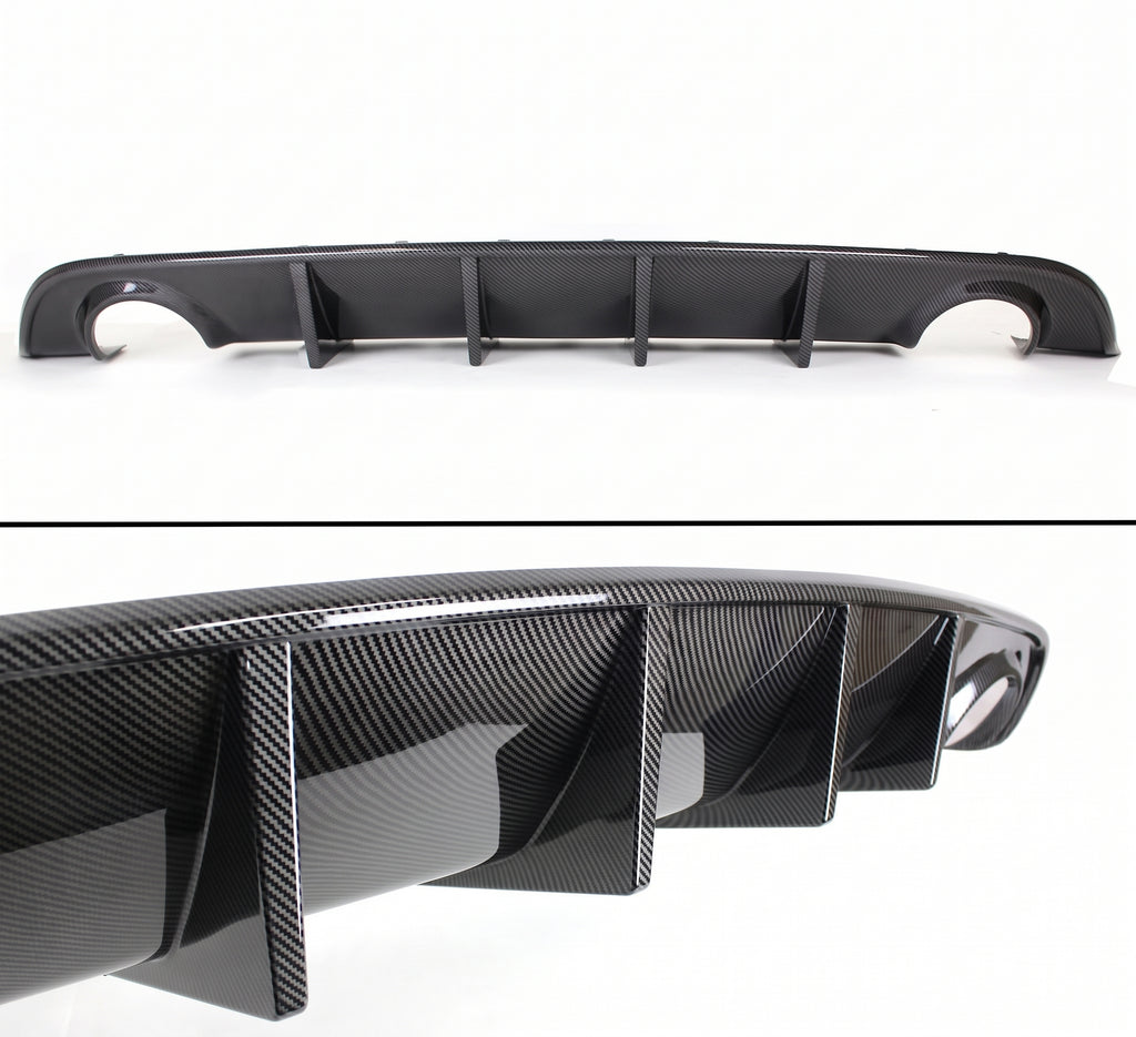 Dodge Charger SRT R/T Scat Pack 15-23 Difusor de parachoques trasero de fibra de carbono