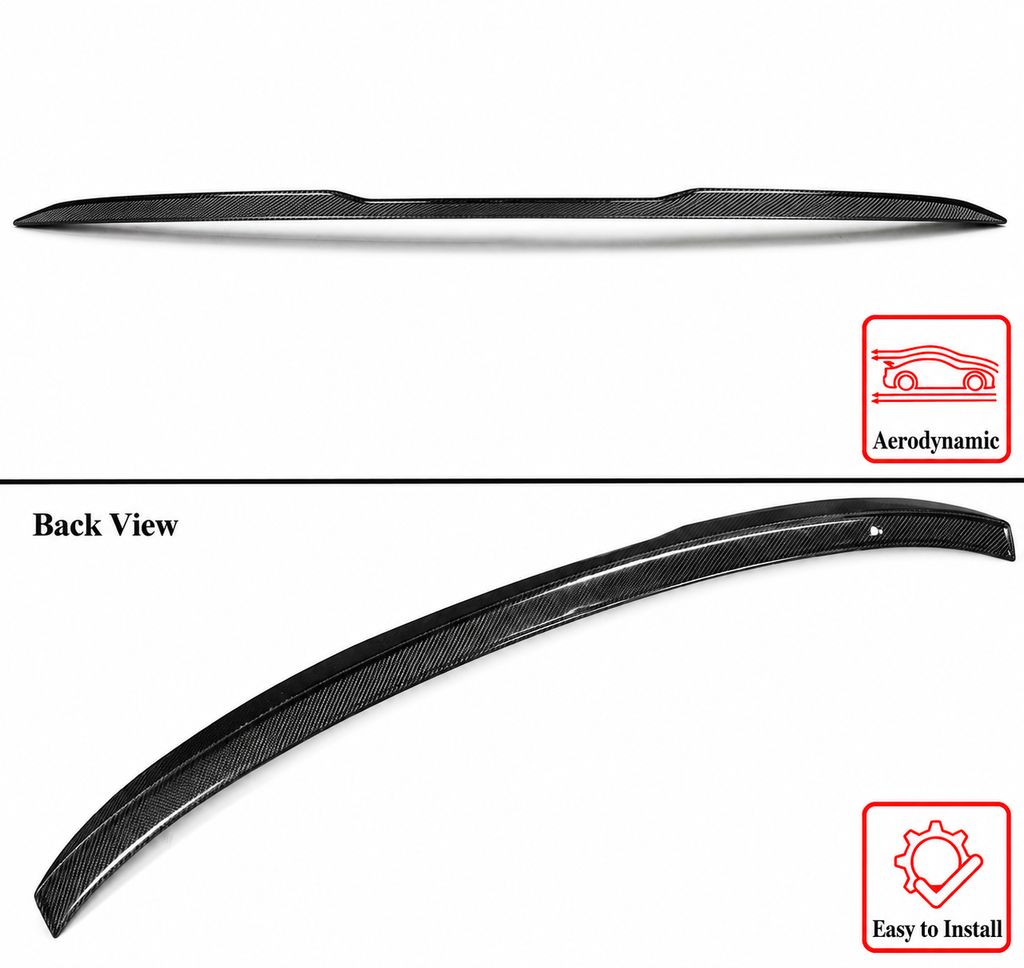 PARA BMW G20 330i G80 M3 19-26 OE ESTILO ELEGANTE FIBRA CARBONO MALETERO TAPA ALERÓN