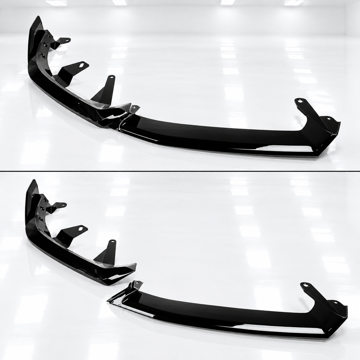 PARA 2024-2026 BMW G60 530I 540I I5 M SPORT MP ESTILO BRILLO NEGRO PARACHOQUES DELANTERO LABIO