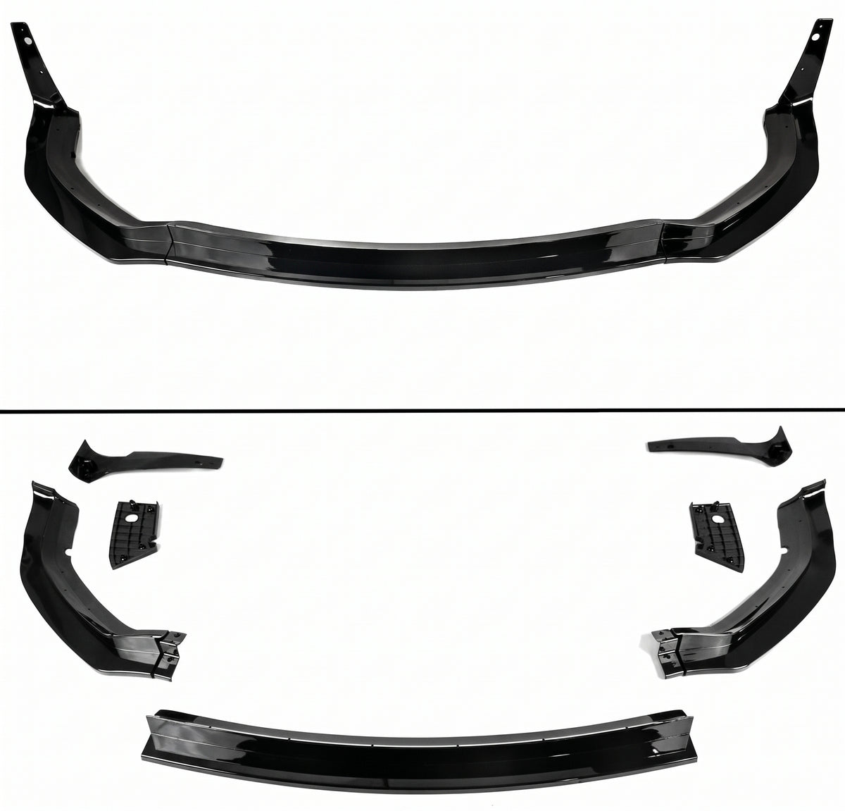 PARA DODGE CHARGER SRT 20-23 CARROCERIA WIDEBODY NEGRO BRILLANTE PARACHOQUES LABIO DELANTERO