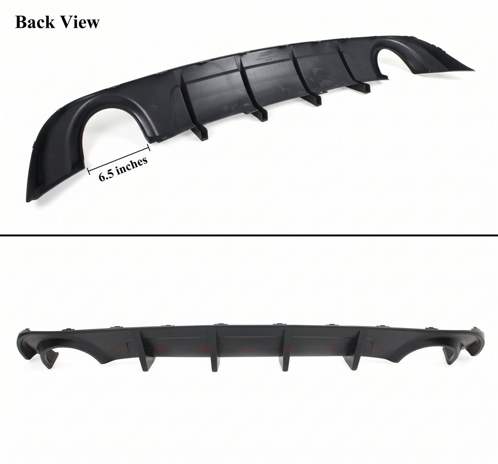 Paquete Scat negro mate Dodge Charger SXT 2015-2023 Difusor de parachoques trasero