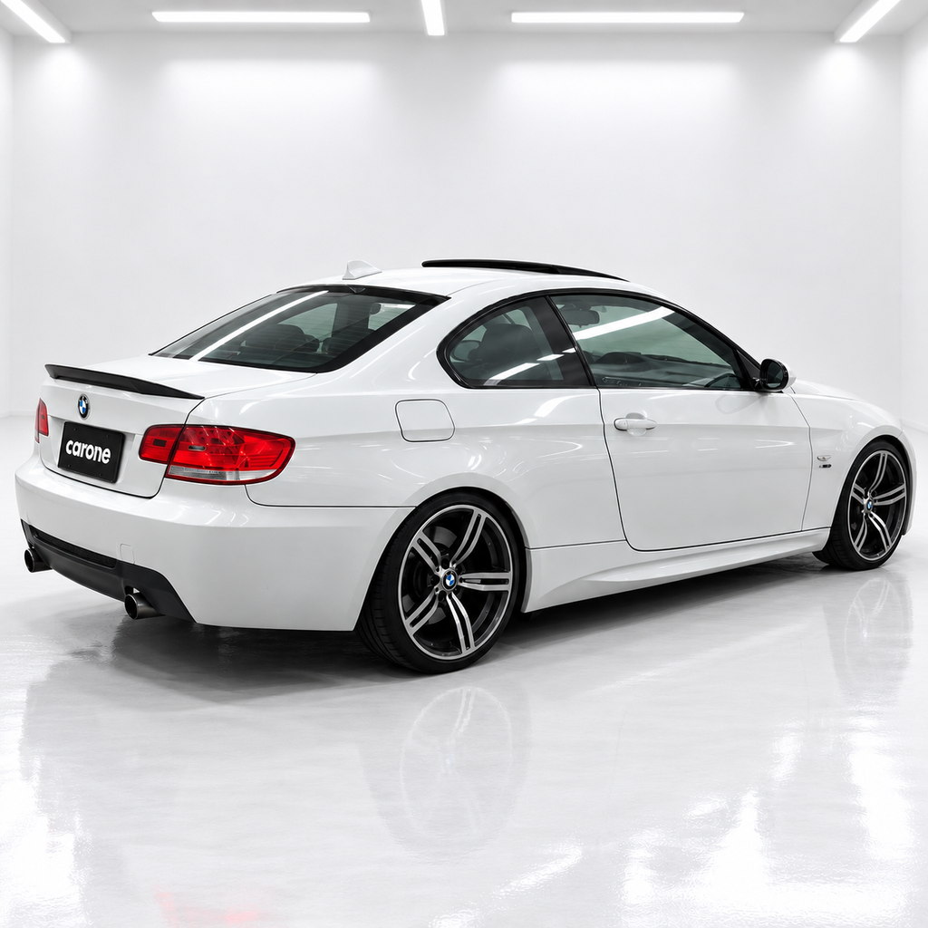 ALERÓN TECHO TRASERO FIBRA CARBONO + TAPA ESTILO RENDIMIENTO PARA BMW E92 M3 CUPÉ