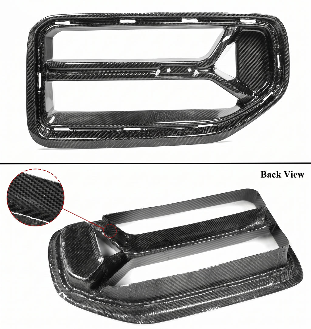 BMW G87 M2 ESTILO CSL 23-26 FIBRA DE CARBONO REAL NARIZ DELANTERA RIÑÓN REJILLA