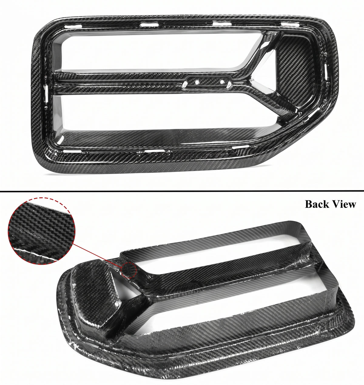 BMW G87 M2 ESTILO CSL 23-26 FIBRA DE CARBONO REAL NARIZ DELANTERA RIÑÓN REJILLA