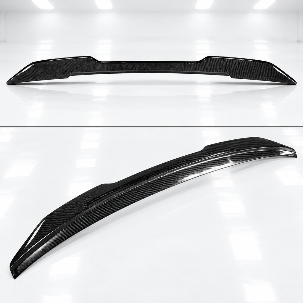 ALERÓN MALETERO DE FIBRA DE CARBONO PARA BMW G60 G90 I5 PSM 2024-2026 + ALERÓN DE TECHO