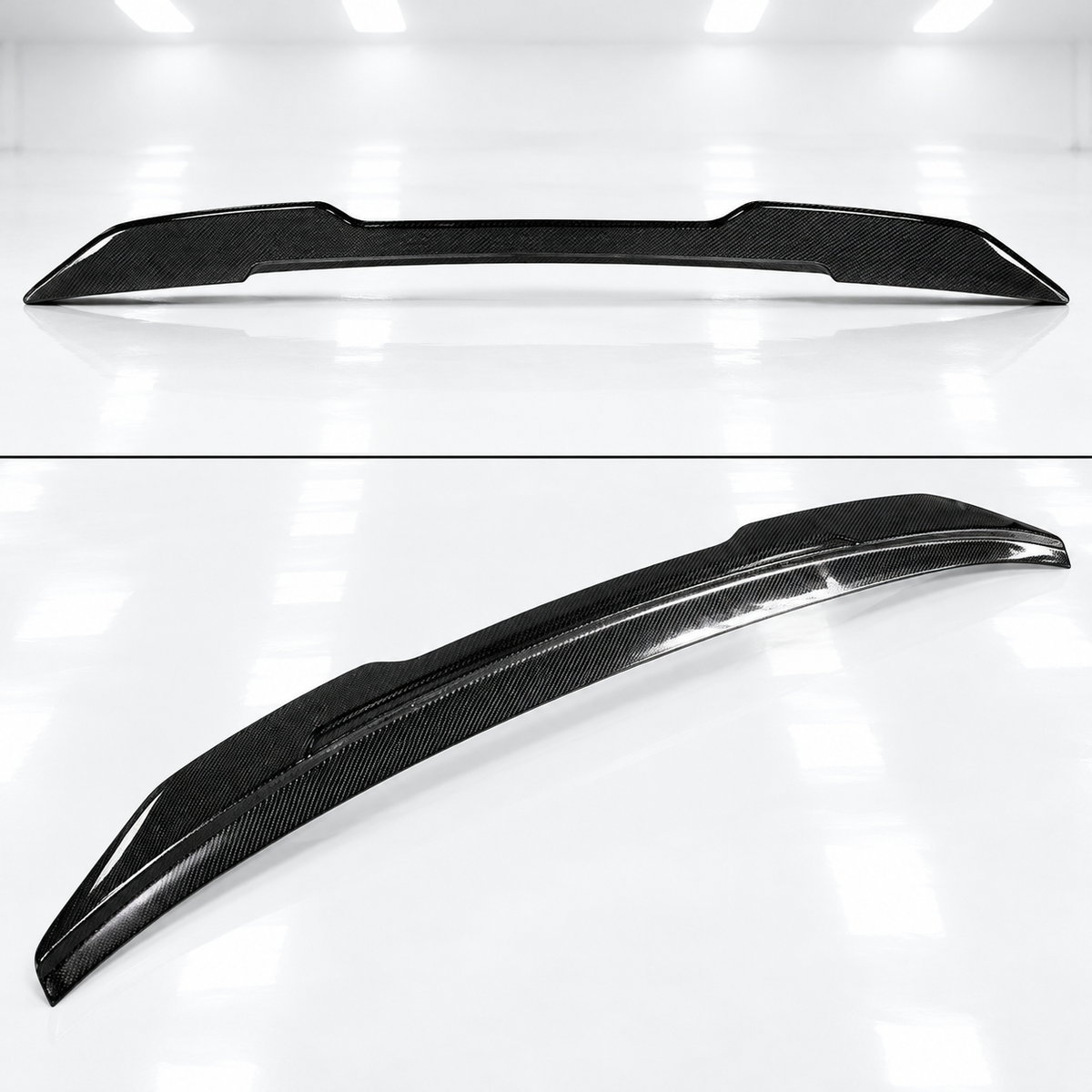 ALERÓN MALETERO DE FIBRA DE CARBONO PARA BMW G60 G90 I5 PSM 2024-2026 + ALERÓN DE TECHO