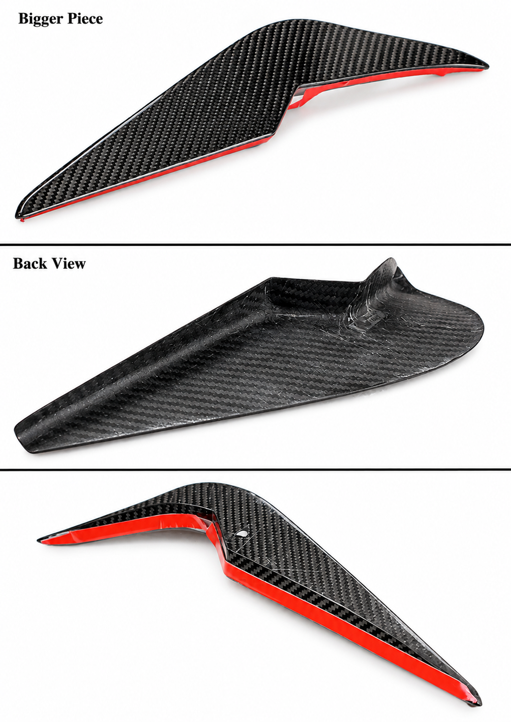 PARACHOQUES DE FIBRA DE CARBONO PARA BMW G80 M3 G82 G83 M4 2021-2026 ALETAS AERO CANARD