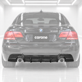 DIFUSOR TRASERO DE FIBRA DE CARBONO DE DOBLE ESCAPE PARA BMW E92 E93 2007-13 CON PARACHOQUES M-TECH