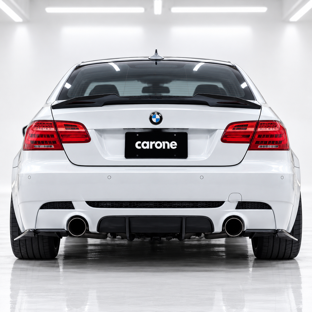 ALERÓN MALETERO NEGRO BRILLANTE BMW E92 M3 328i 335i V2 PSM DUCKBILL 2007-2013