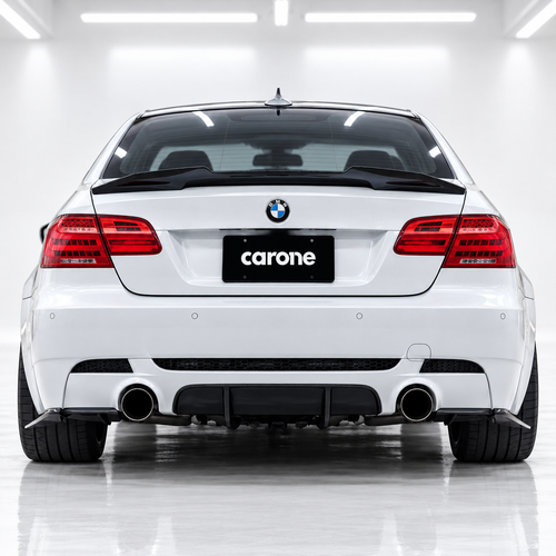 ALERÓN MALETERO NEGRO BRILLANTE BMW E92 M3 328i 335i V2 PSM DUCKBILL 2007-2013