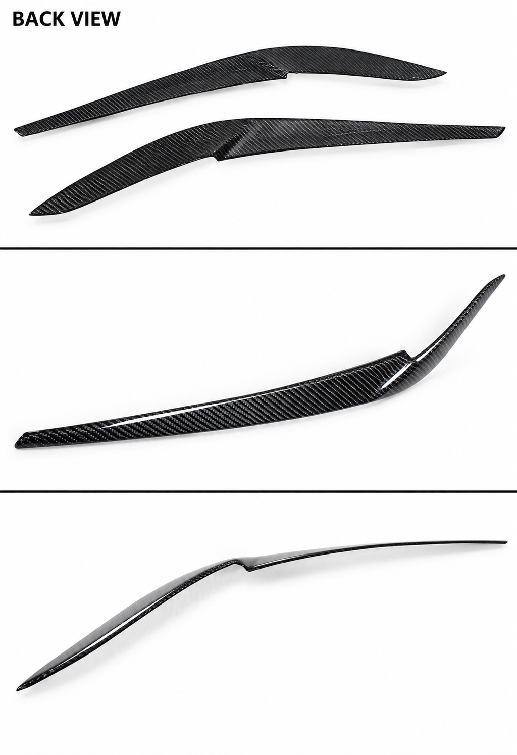 PARA BMW G05 X5 F95 X5M FIBRA CARBONO FARO LÁMPARA PÁRPADO CUBIERTA CEJA 18-2024