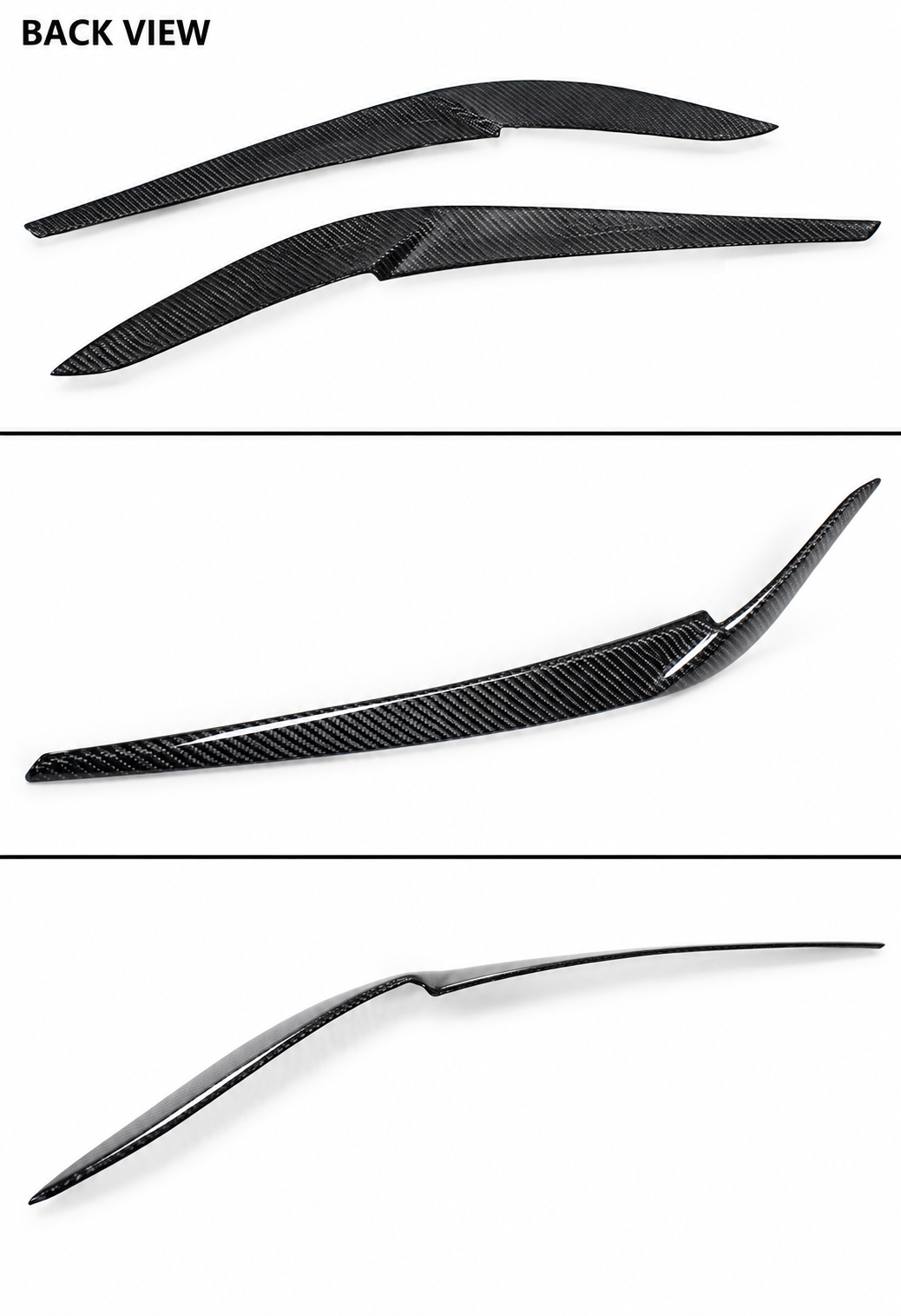 PARA BMW G05 X5 F95 X5M FIBRA CARBONO FARO LÁMPARA PÁRPADO CUBIERTA CEJA 18-2024