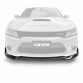 Dodge Charger SRT Scat Pack 2015-2023 Parachoques delantero negro brillante divisor de labios