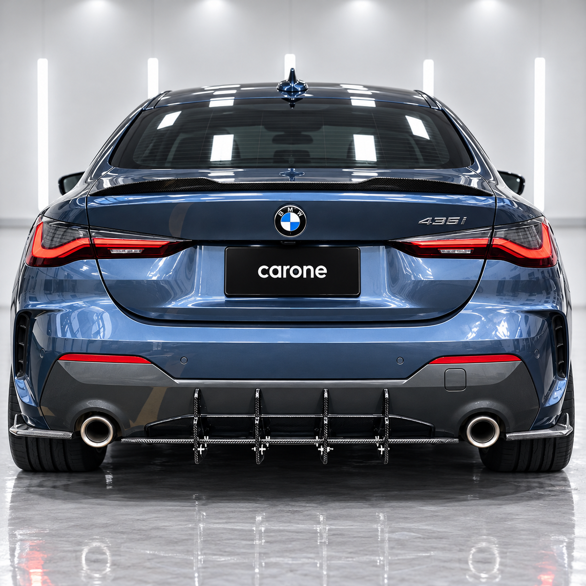 EXTENSIÓN DE PARACHOQUES TRASERO DE FIBRA DE CARBONO ESTILO MAX BMW G22 G23 430I M440I MAX 2021-26