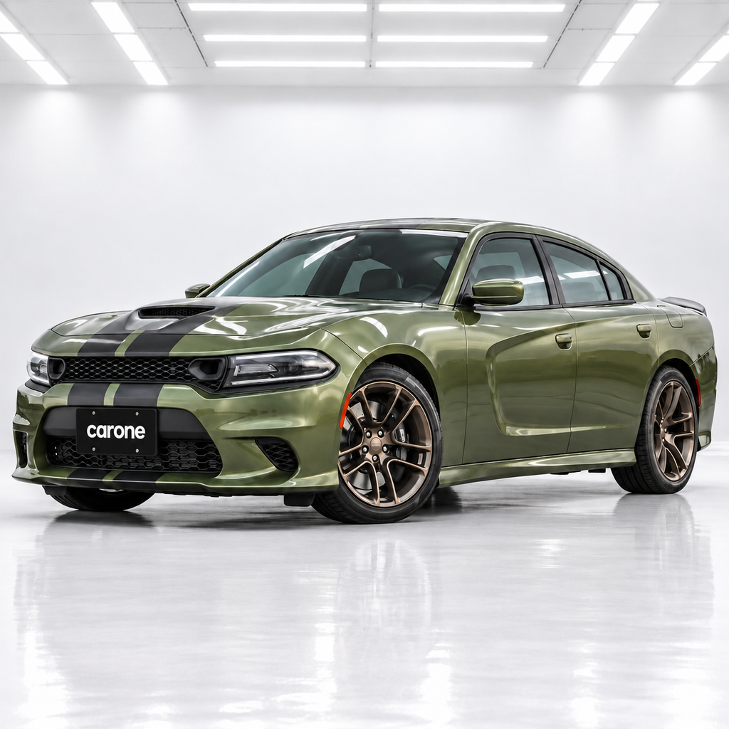 DODGE CHARGER 2015-2023 RT SCAT PACK ESTILO SRT REJILLA DE MALLA DELANTERA CON CONDUCTO DE AIRE
