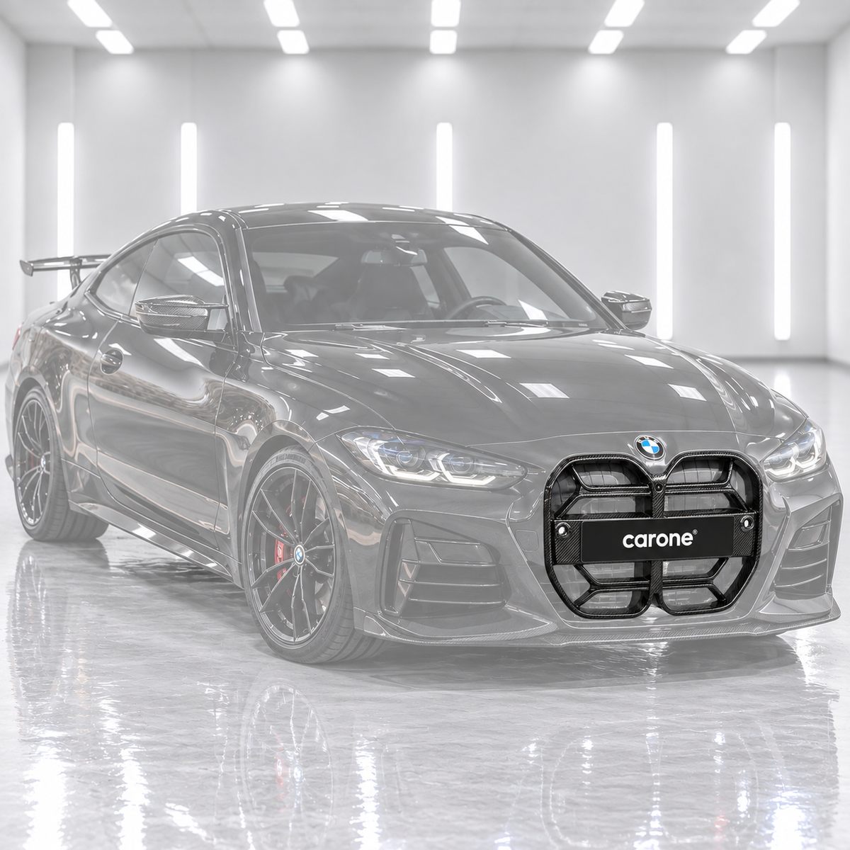 PARRILLA DE NARIZ DE FIBRA DE CARBONO COMPLETO ESTILO CSL 21-26 BMW G22 G23 430I M440I