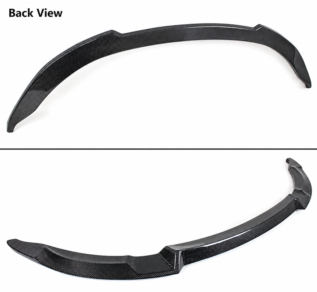 Divisor de labios de parachoques delantero estilo CS de fibra de carbono para BMW F80 M3 F82 F83 M4 15-19