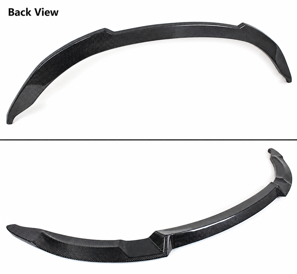 Divisor de labios de parachoques delantero estilo CS de fibra de carbono para BMW F80 M3 F82 F83 M4 15-19