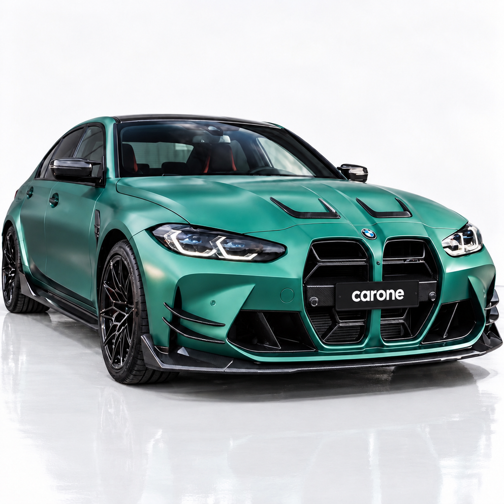 PARA BMW M3 G80 M4 G82 G83 CSL ESTILO PREIMPREGNADO FIBRA DE CARBONO NARIZ REJILLA