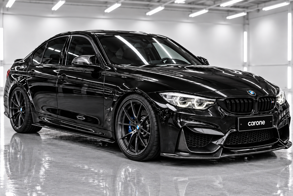 PARA BMW F80 M3 F82 F83 M4 V2 FIBRA CARBONO PARACHOQUES DELANTERO LABIO + DIVISORES 2 PIEZAS