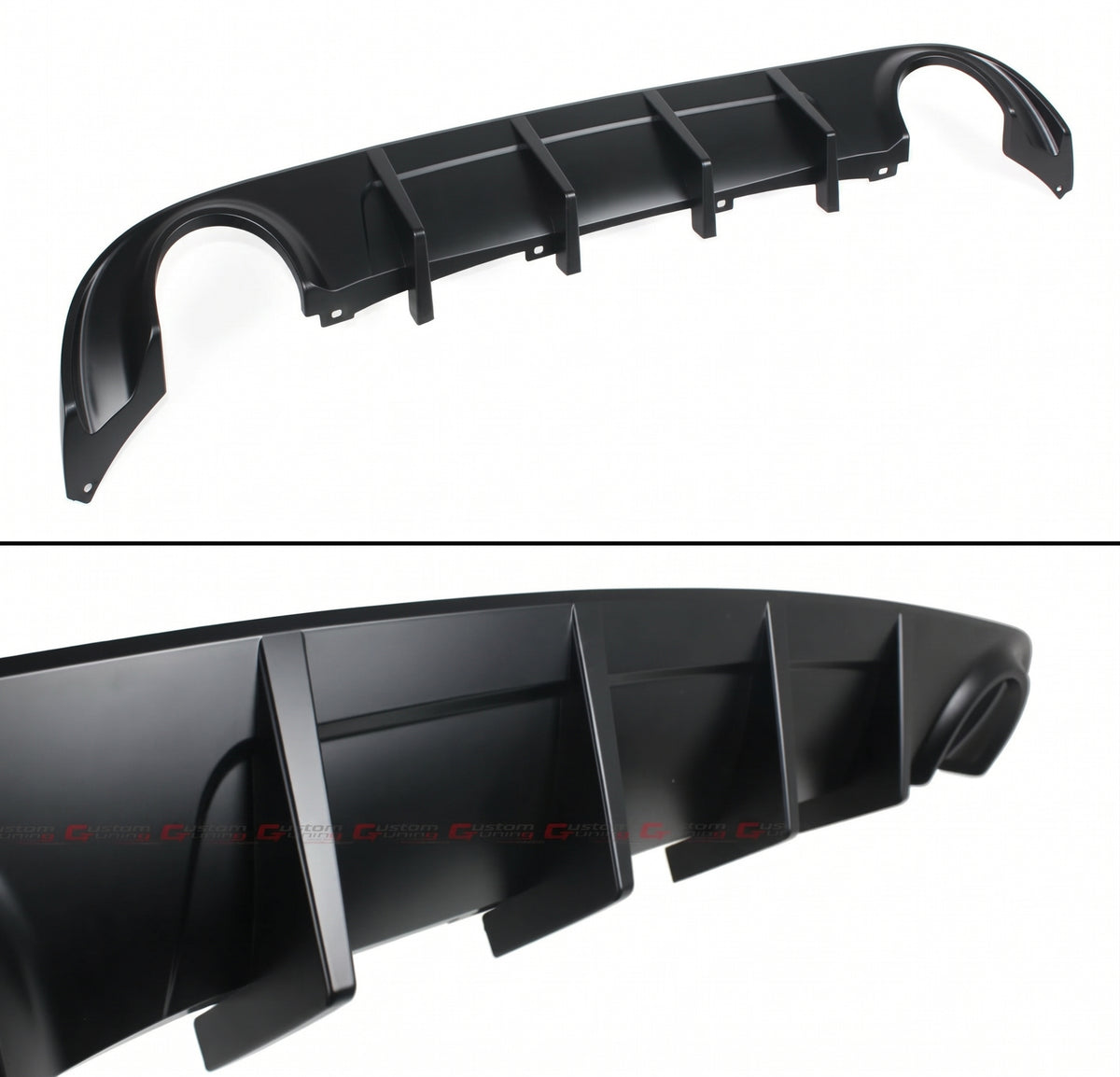 Paquete Scat negro mate Dodge Charger SXT 2015-2023 Difusor de parachoques trasero