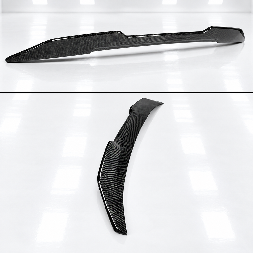 ALERÓN MALETERO DE FIBRA DE CARBONO PARA BMW G60 G90 I5 PSM 2024-2026 + ALERÓN DE TECHO