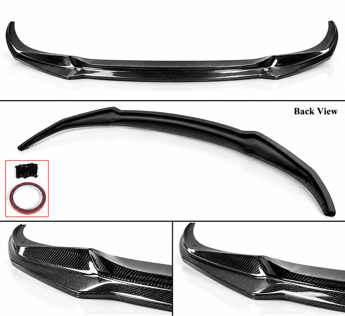 PARACHOQUES DELANTERO DE FIBRA DE CARBONO ESTILO V PARA BMW G20 M340I 330I 2019-2022